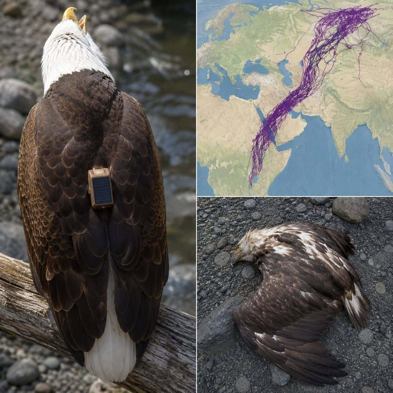 Two Decades of Flight: How Scientists Unraveled the Hidden Intelligence of a Single Eagle’s Epic Journey Across Continents