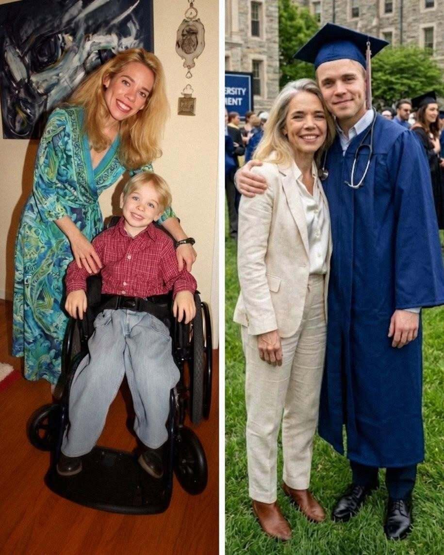 He Abandoned His Disabled Newborn to Chase the Perfect Life — But 25 Years Later, His Son’s Graduation Speech Exposed the Truth Before Hundreds