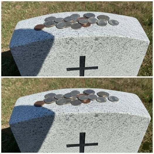 The Hidden Meaning Behind Coins Left on Gravestones: Why Pennies, Nickels, Dimes, and Quarters Are Powerful Messages of Remembrance and Honor